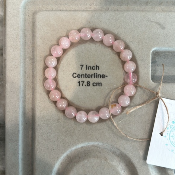 5. Reiki Infused Rose Quartz Bracelet - Picture 3 of 3